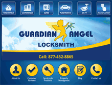 Tablet Screenshot of guardianangellocksmith.com